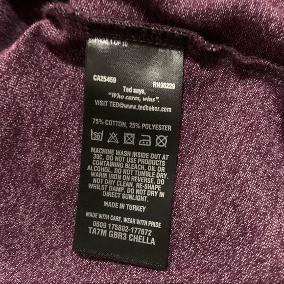 NEW Ted Baker Long Sleeve Shirt - Picture 9 of 14